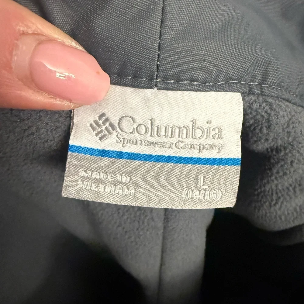 Columbia Youth Gray Insulated Snow Pants Size L 14/16 Outgrown